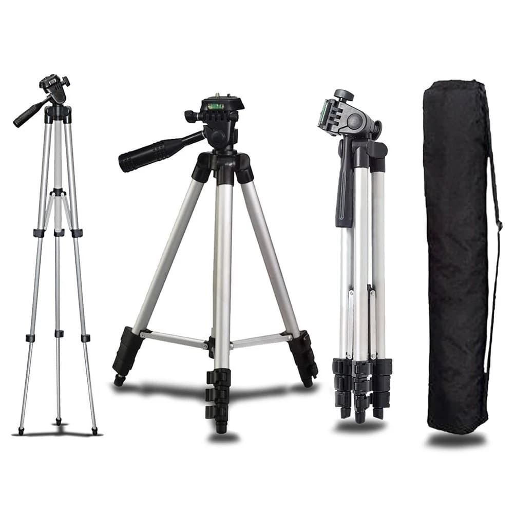 1 m laser level tripod with fast plates Mount head Phone camera tripod Aluminum height adjustable for self-leveling