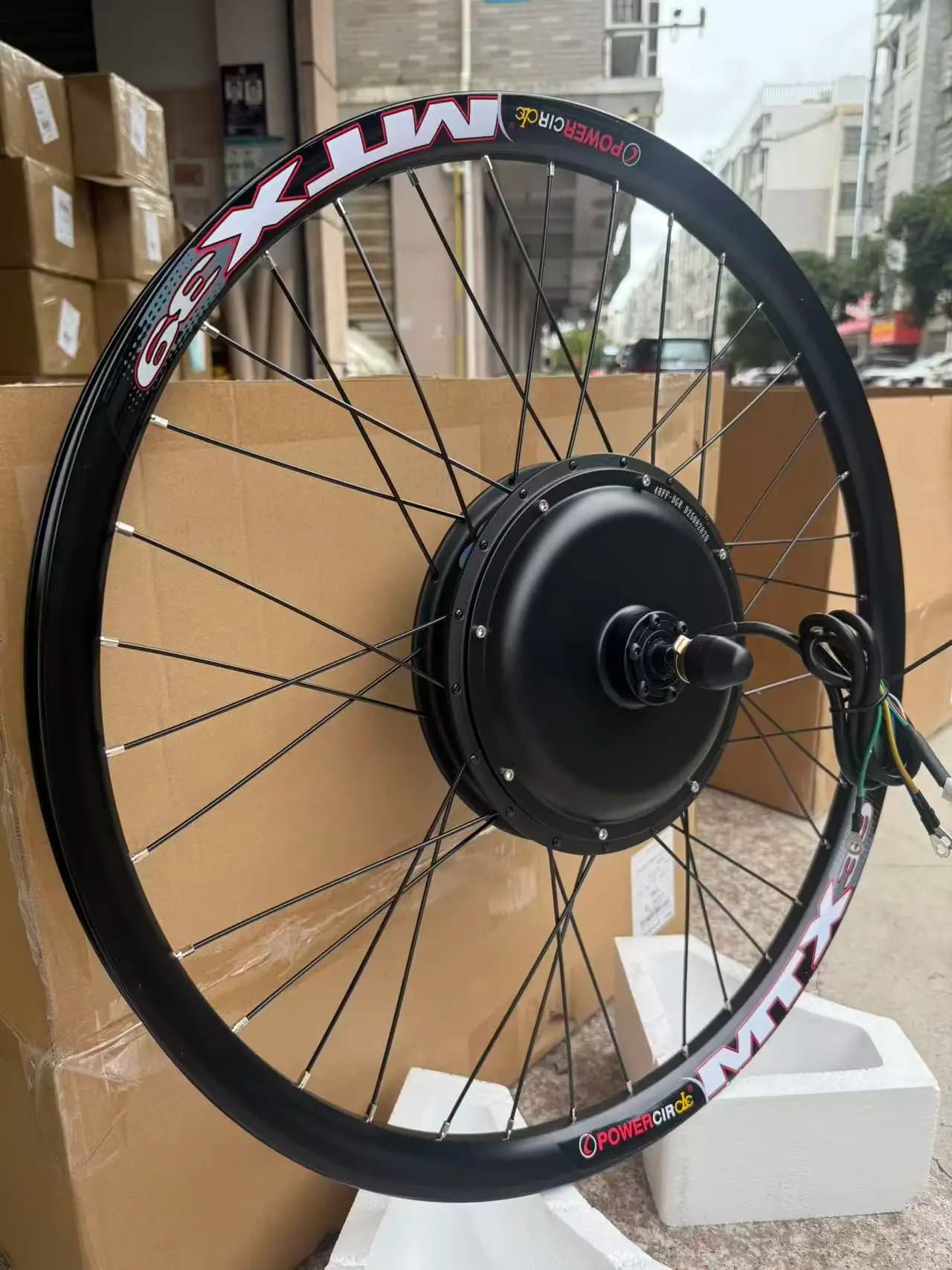 Nuovo Kit di Conversione E-Bike MTX39 72V 5000W, Motore Brushless Senza Ingranaggi per Ruota, Componenti per Mountain Bike 3000W con Display S966