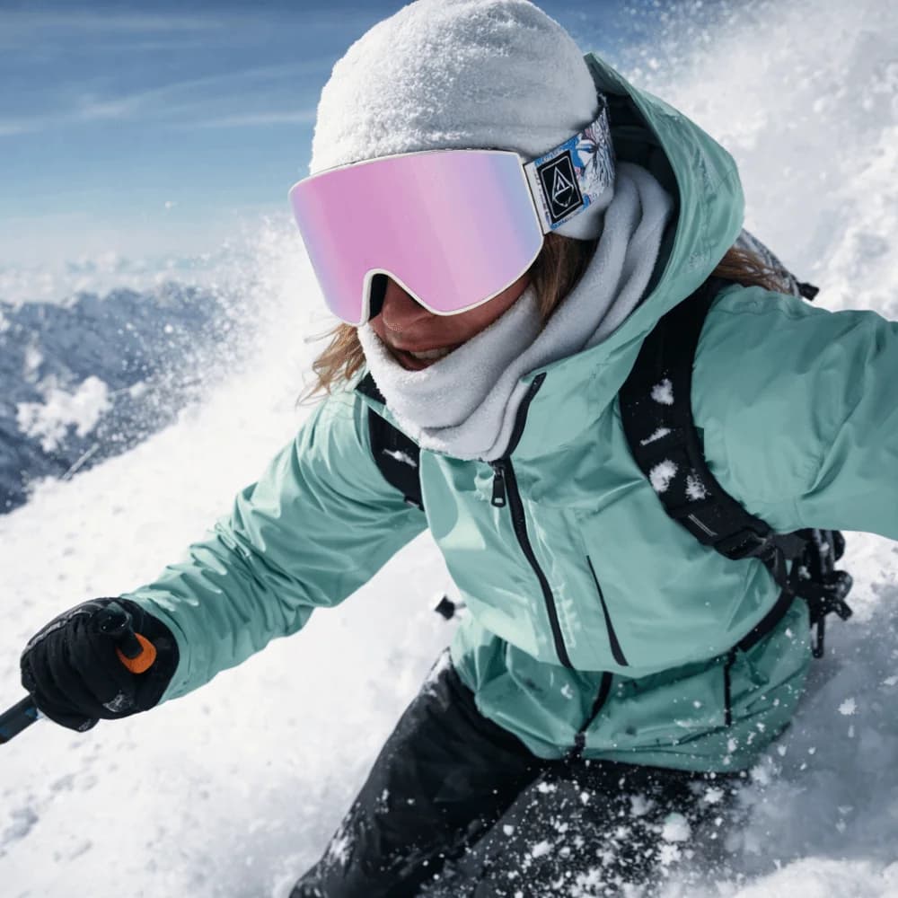 UV400 Protection Ski Goggles Double Layers Anti-Fog Snowboard Goggles Cylindrical Lens Full Coating Snow Glasses Skiing