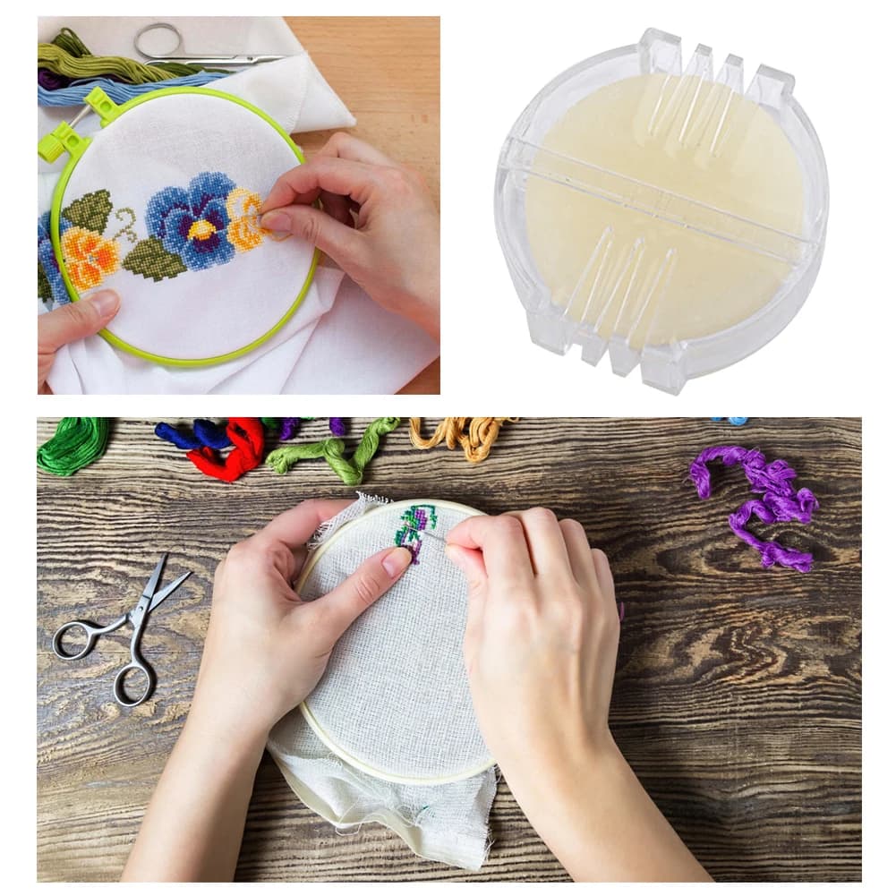 2PCS Thread Conditioner Beeswax with Box Strengthening Line Embroidery Wax Thread Bees Wax