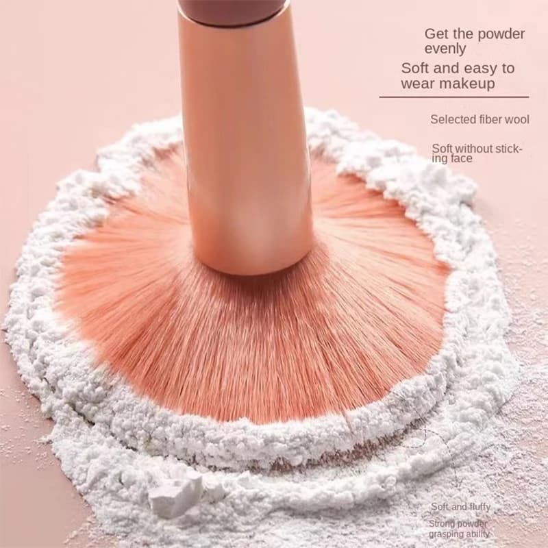 New set of 8-piece makeup brushes, brush for concealer, brush for fard, brush for powder, umbrella brush, illuminating brush, foundation brush, beauty tools