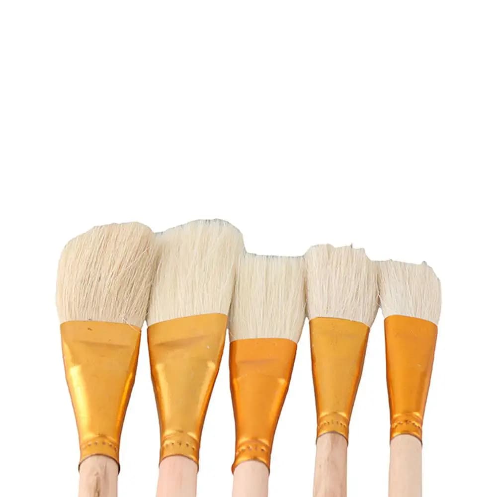 Professional High Quality 10pcs Artist Bristle Wool Oil Painting Acrylic Paint Brushes Watercolor Painting