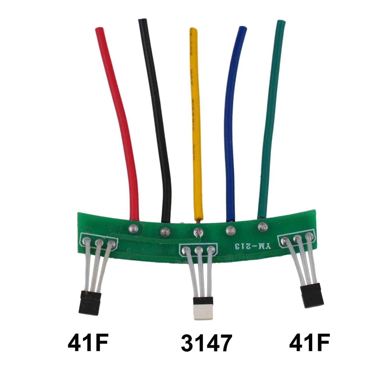 Sensore Hall per scooter elettrico Ebike 3147 41F 213 Cavo scheda PCB adatto per veicoli elettrici con motore brushless entro 1000 W parte