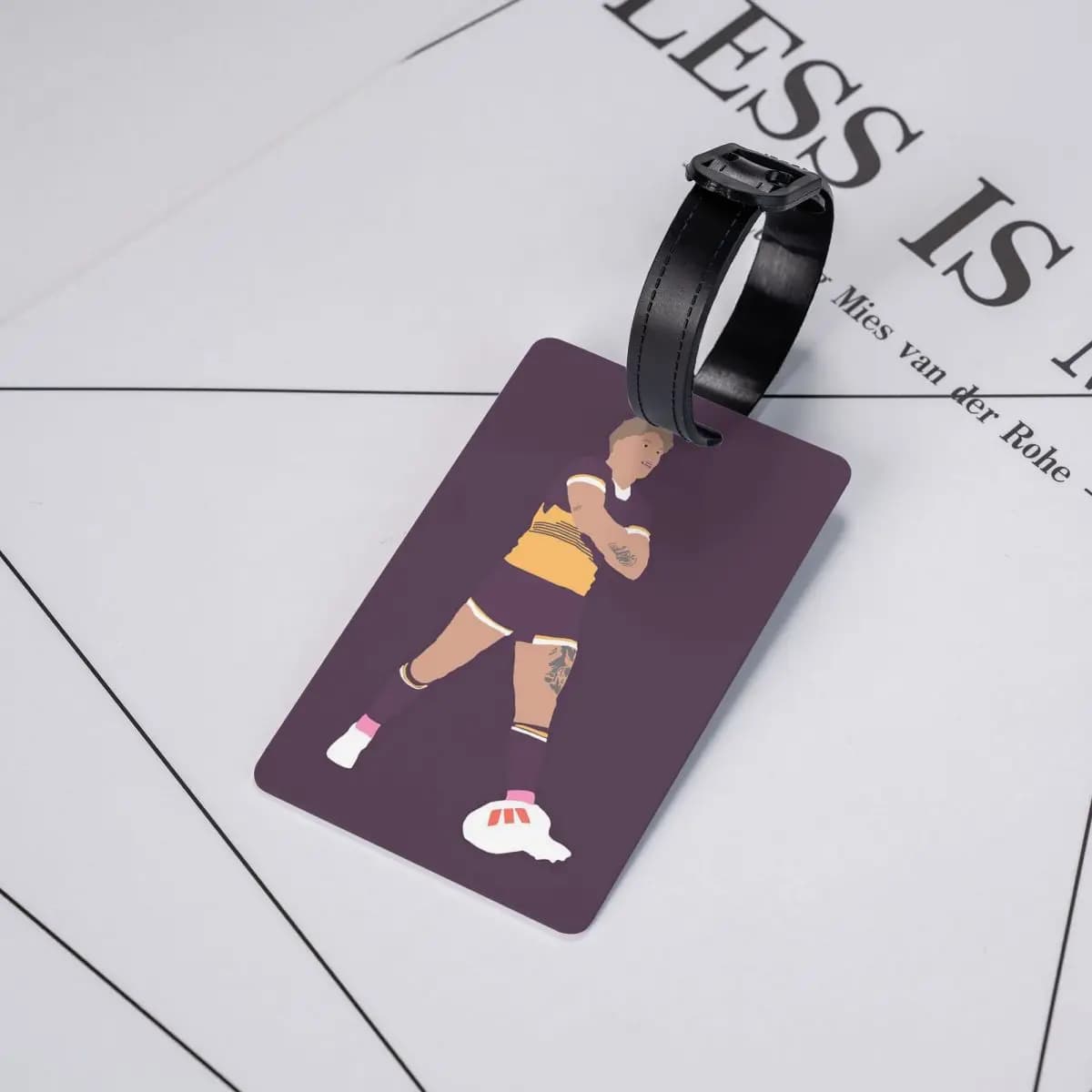 Etichette per Bagagli Reece Walsh, Accessori per Valigie, Tag per Bagagli da Viaggio, Porta Etichetta con Nome e Indirizzo