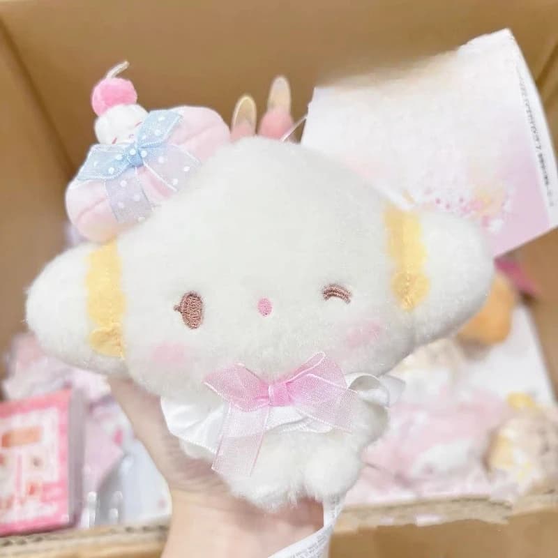 Collezione anniversario Cogimyun Compleanno Peluche Portachiavi kawaii dolce sanrio Kogimyun Peluche ripiene Portachiavi con catena a sfera