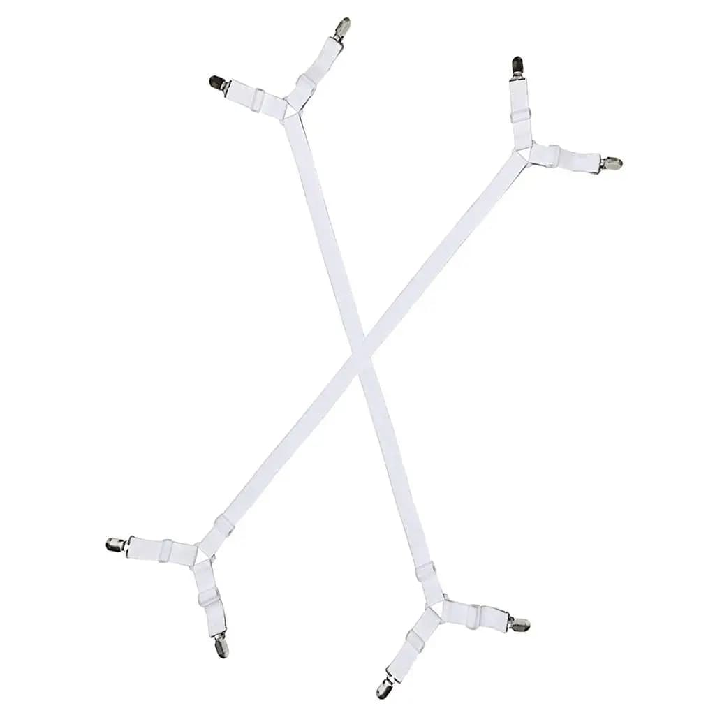 Fermagli elastici per lenzuola, cinghie angolari per letto, clip di fissaggio per lenzuola singole, per un aderimento sicuro