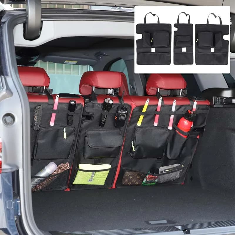 Per BMW X3 G45 2025 + borsa per appendere lo schienale del sedile posteriore Seconda fila borsa portaoggetti per lo schienale del sedile Borsa portaoggetti Organizer Accessori per appendere l'auto