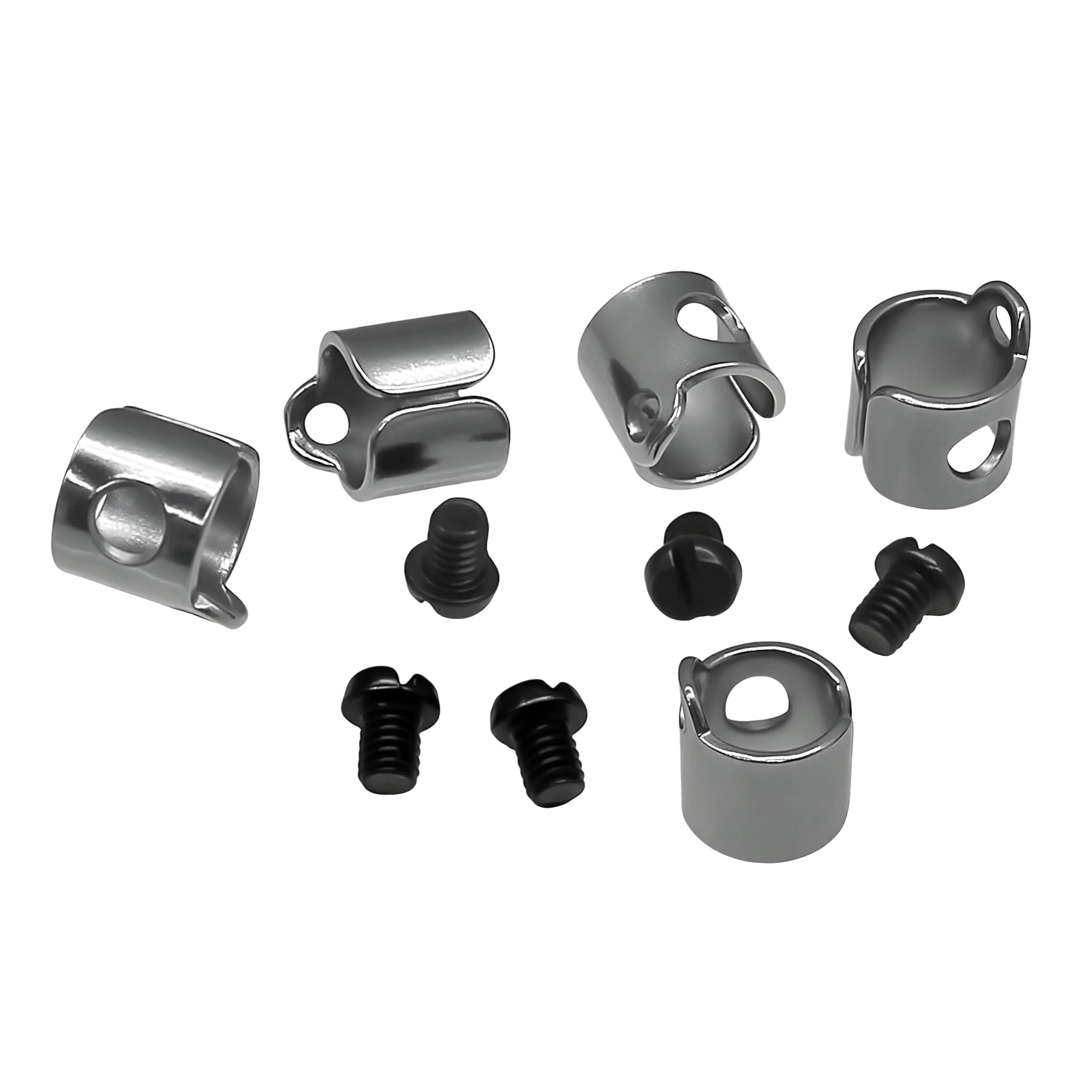 5 set di guide filettate # 229-06309 e viti fisse ad ago # SS-7080510-TP Per accessori per macchine da cucire JUKI DDL-555,DDL-5550