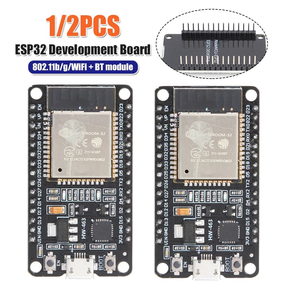 Scheda di sviluppo ESP-32S ESP-32 ESP32 WiFi Bluetooth con antenna, modulo PCB con CPU dual core
