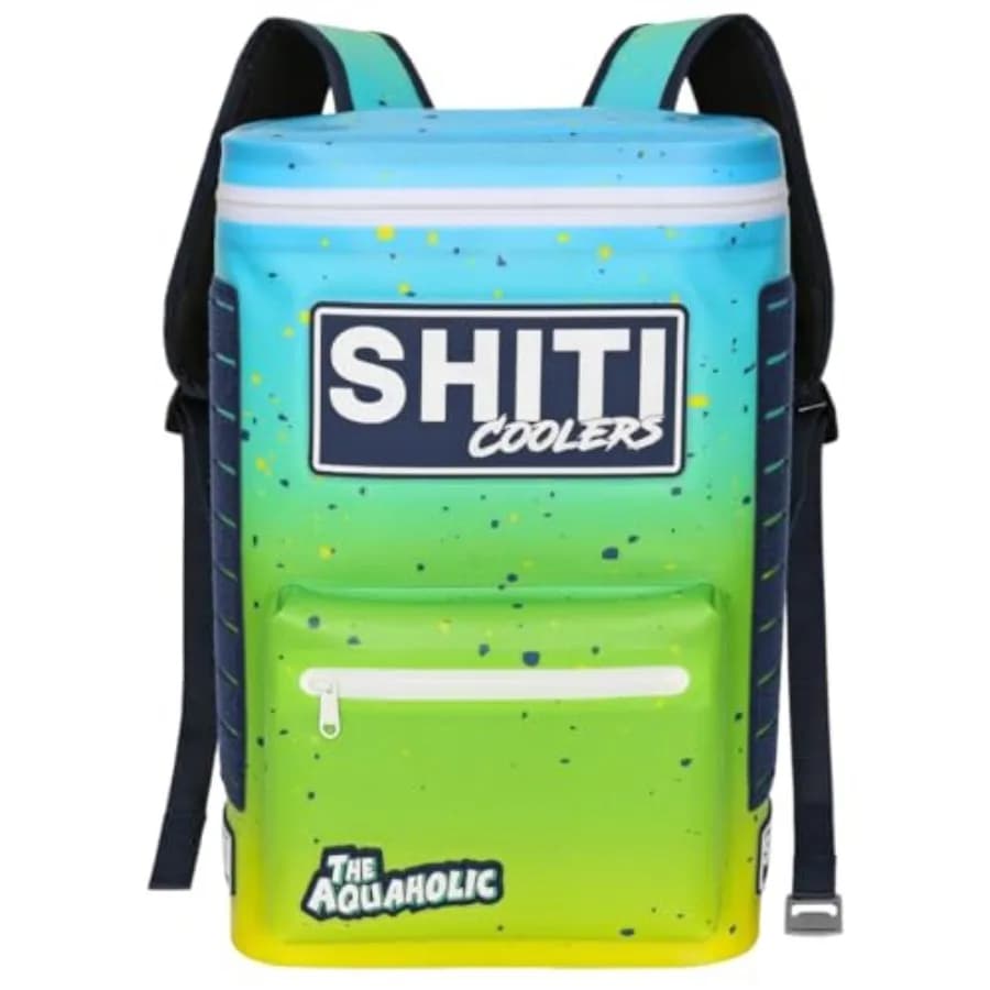 Borsa Termica per Campeggio, Viaggi, Spiaggia, Contenitore Morbido per Alimenti, Bevande e Ghiaccio, Portatile, Impermeabile, Isolamento 24 Ore con S