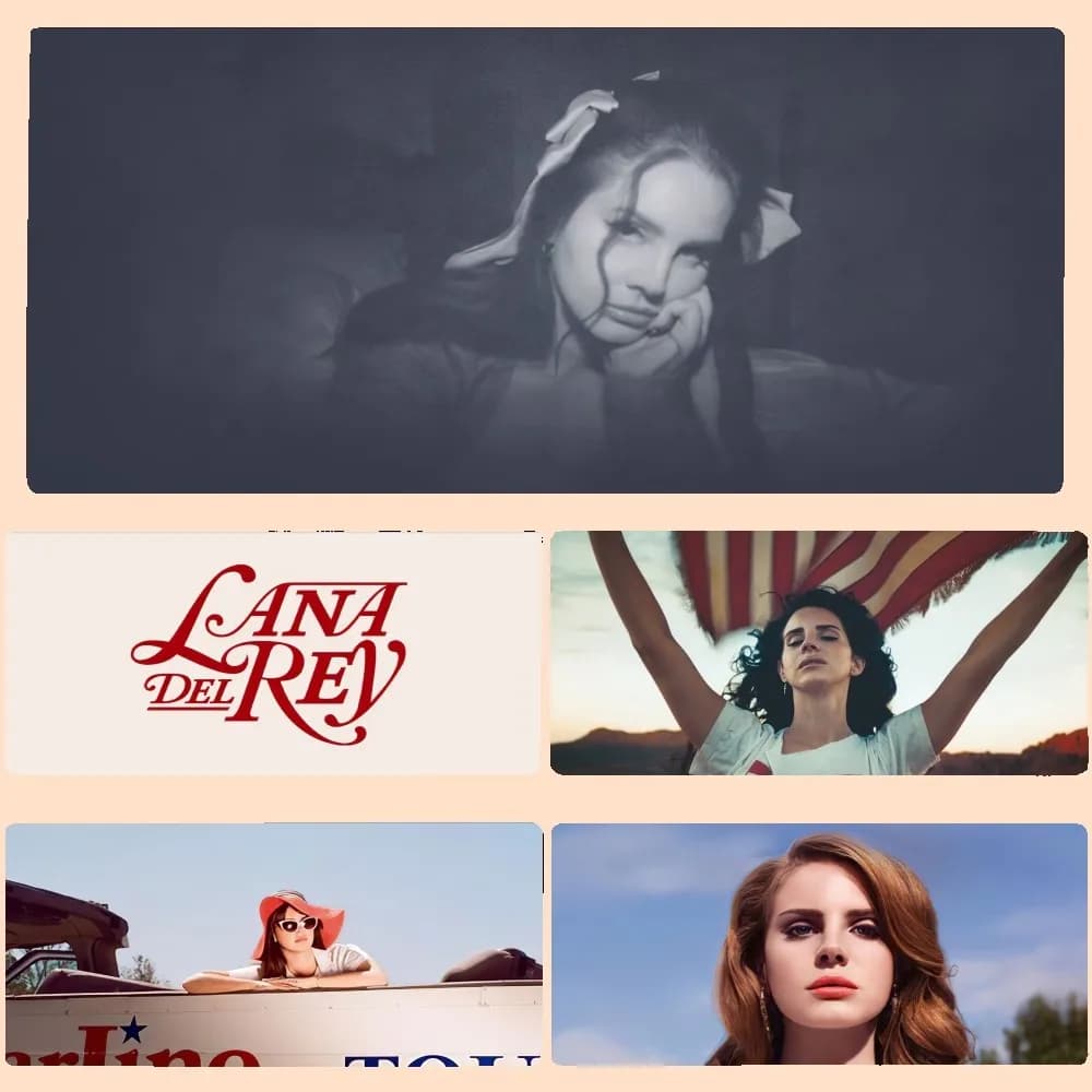 Tappetino per mouse Singer Lana Del Rey Tappetino per mouse con tastiera per PC di grandi dimensioni per computer da gioco