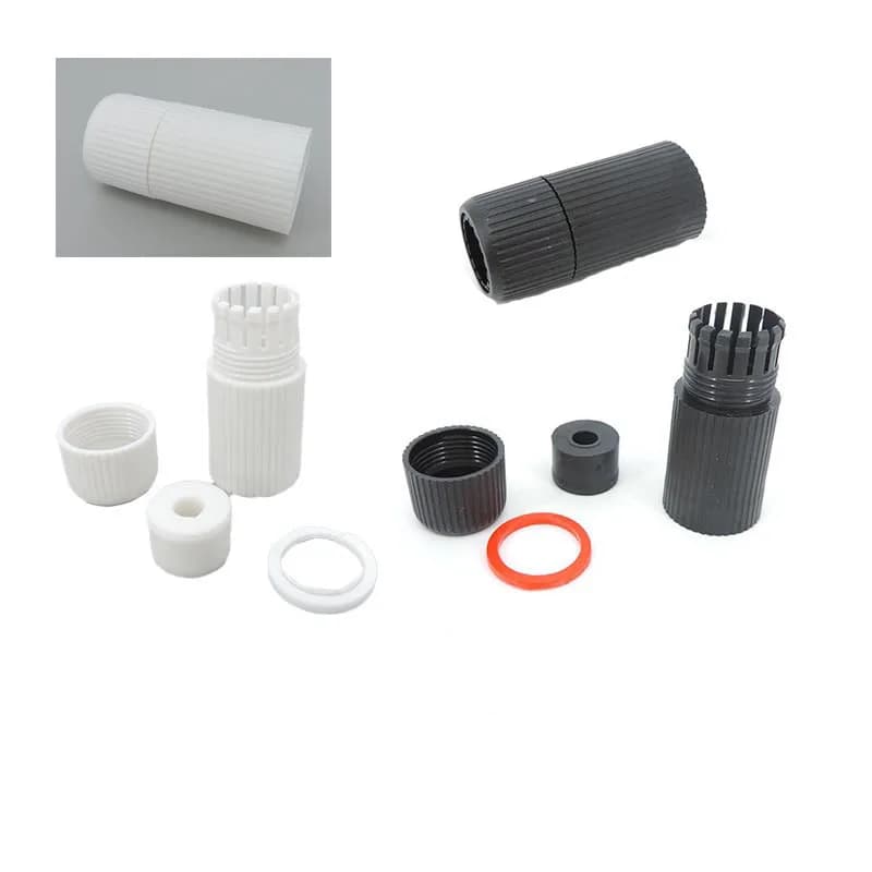 RJ45 waterproof connector cap cover for outdoor network IP camera spiral cable w28