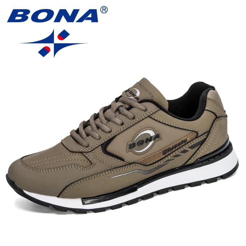 BONA 2023 nuovi designer uomo antiscivolo calzature da jogging scarpe da corsa alla moda uomo scarpe sportive da passeggio all'aperto uomo sneaker