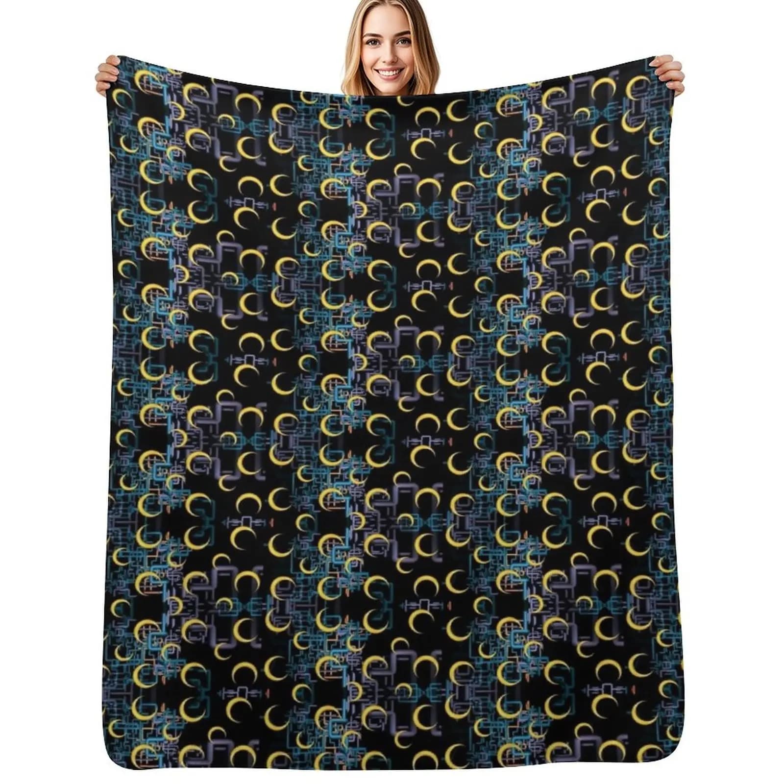 Dan Flashes pattern cool tim robinson #1 Throw Blanket for winter Sleeping Bag Winter beds Thins Picnic Blankets