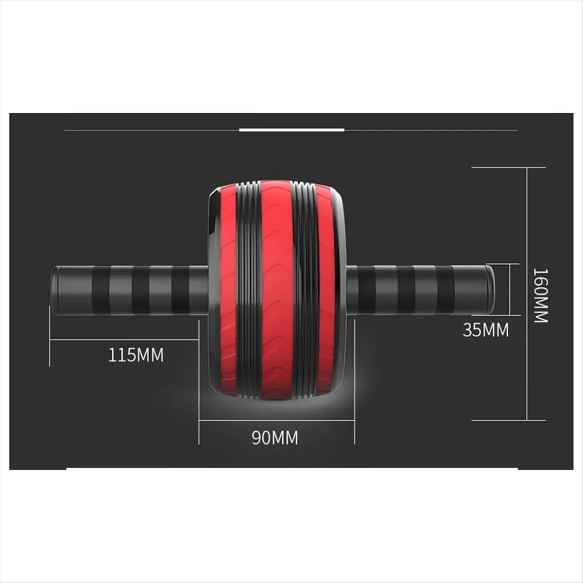 Training for Abdominal Wheel Exercises and Knee Support, for Muscle Core Training at Home and Gym, B