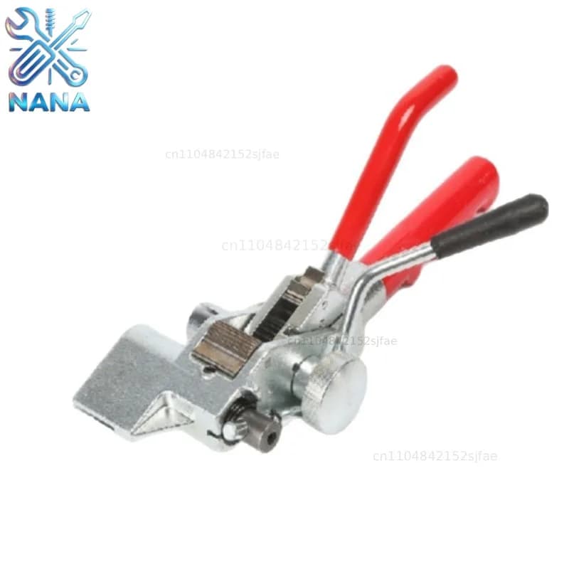 Multi Functional Portable Stainless Steel Cable Tie Pliers Steel Strip Tightening and Locking Integrated Cut-off Pliers