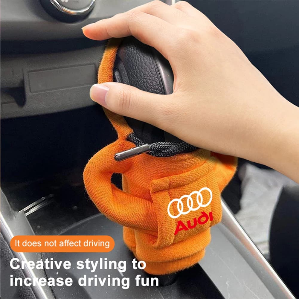 Car Gear Knob Hoodie Accessories Gear Lever Sweatshirt Decoration Car Valve for Audi Sline A1 A2 A3 A4 A4L P 8V 8L RS RS3 RS4