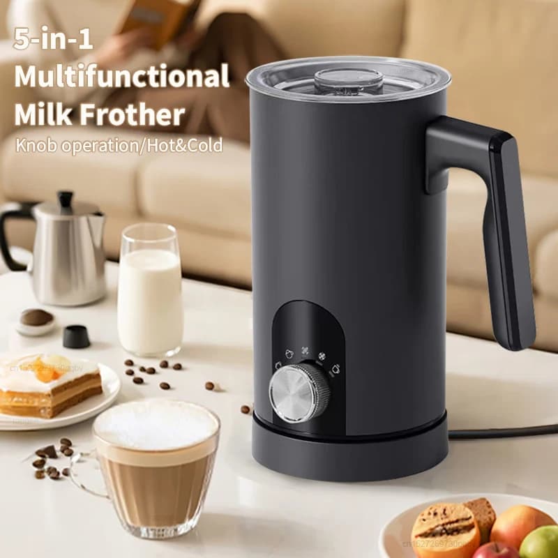 Electric rack Milk foam machine Automatic milk foam for cappuccino Coffee Milk 5in1 Electric rack Foam Maker