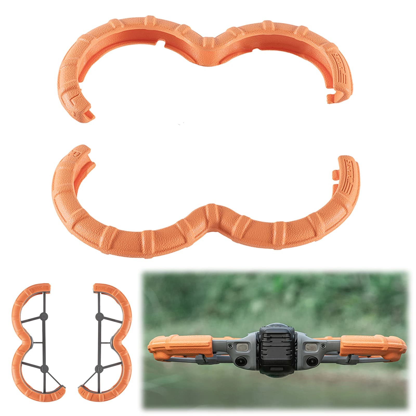 For DJI Avata 360 EVA Shock-Absorbing Cushioning Ring Anti-Collision Protective Full Frame Drone Accessories for Daily Use