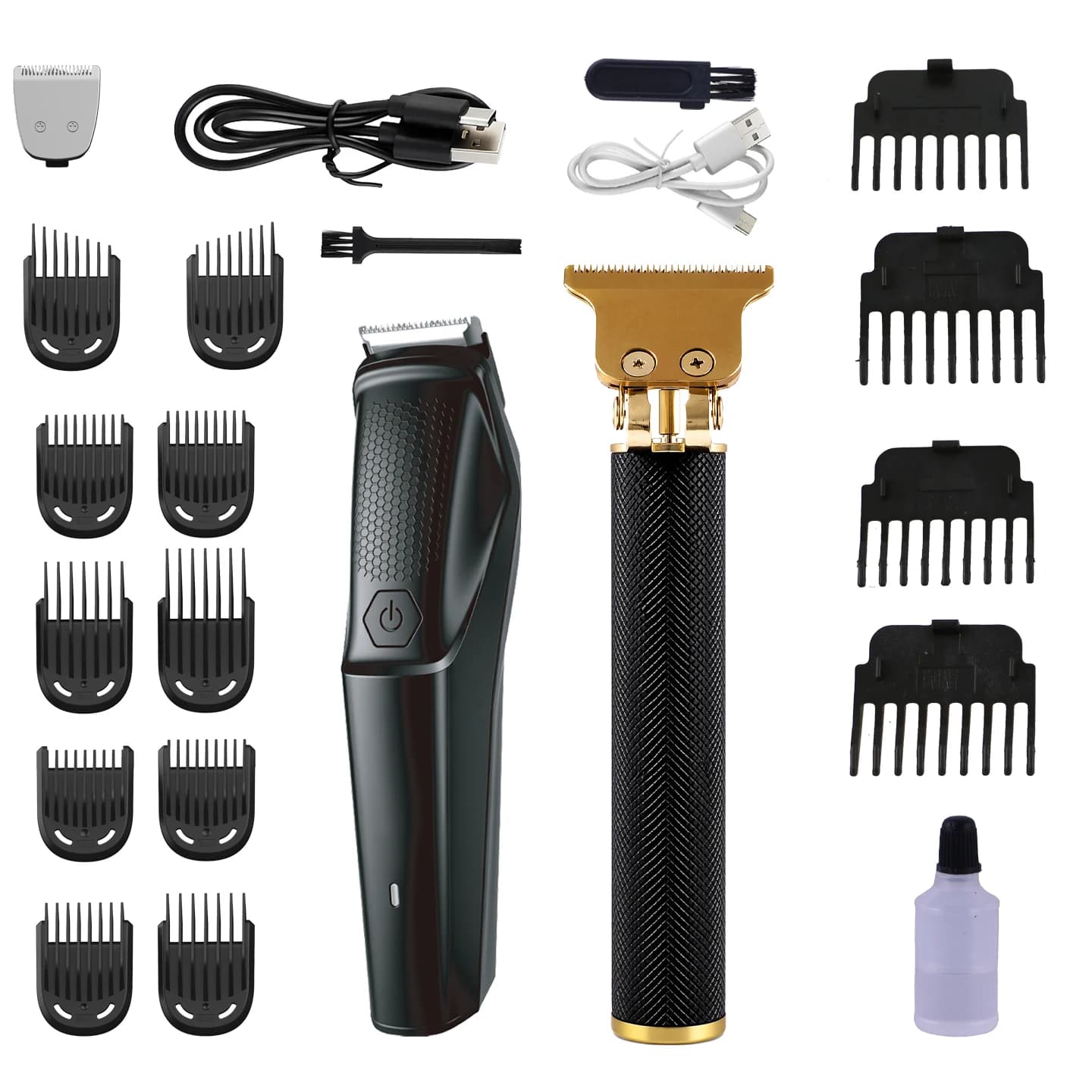 OMUONE Hair Clippers Electric Razor Shavers for Men USB Rechargeable Clippers Trimmer Beard Kit Professional Clipper
