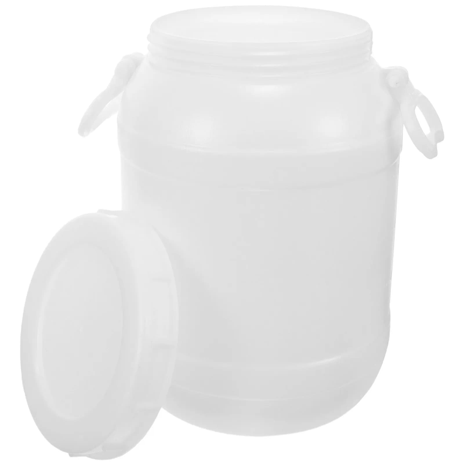 Kitchen Compost Bin Large Capacity Plastic Trash Can with Handle Lid Odor Control Food Waste Storage