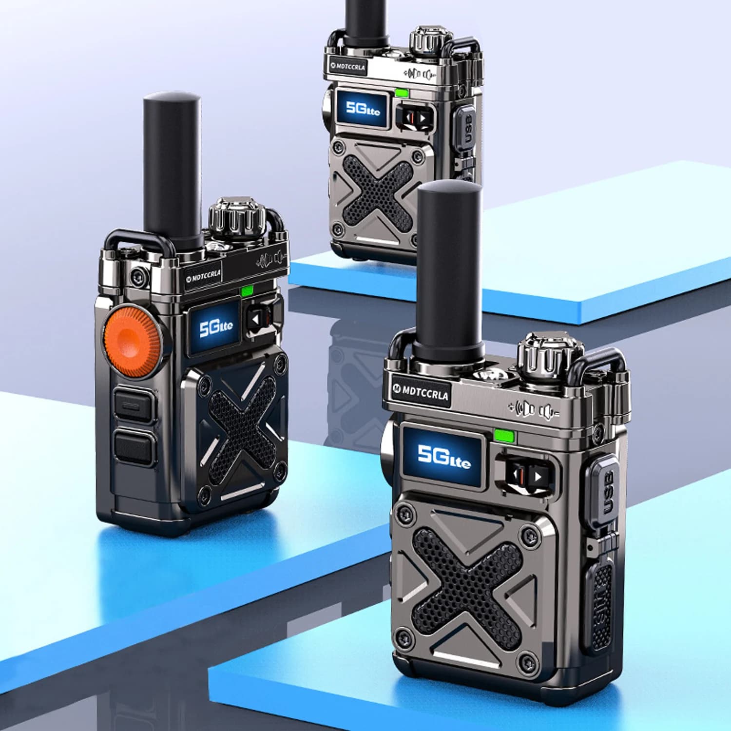 Mini citofono di rete pubblica portatile 5G S9 con comunicazione 5KM Previsioni meteo Posizionamento GPS e funzione di chiamata di gruppo