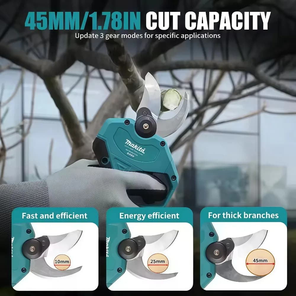 Forbici da potatura e avvitatore elettrico a batteria Makita 18V Brushless 2026, per alberi da frutto e giardinaggio, batteria non inclusa