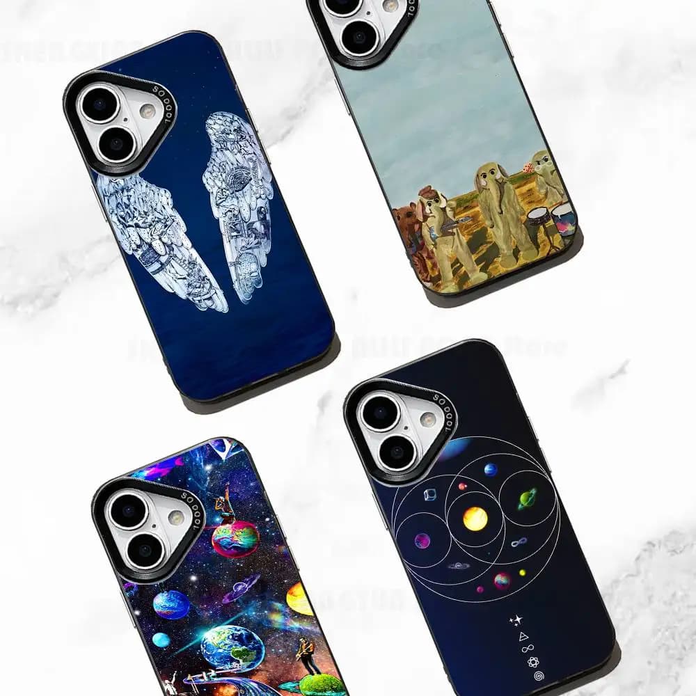 C-Coldplay Music Of The Spheres Phone Case For IPhone 17 16e 16 15 14 13 12 11 Pro Max X XR XS MAX Back Cover