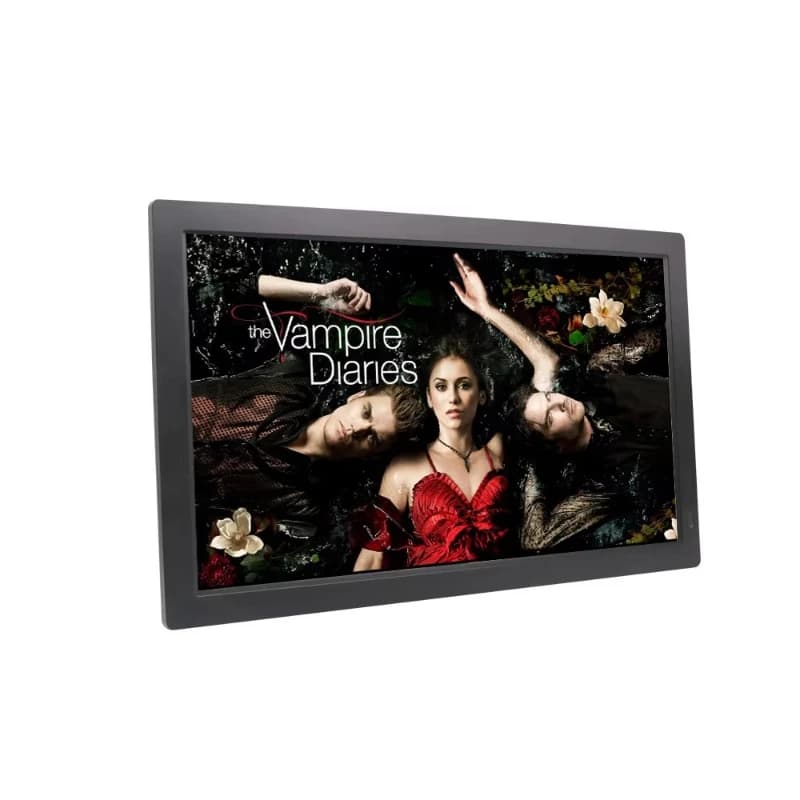 Cornice per foto digitale da 32 pollici WiFi Android Supporto per display pubblicitario Controllo remoto tramite sistema CMS