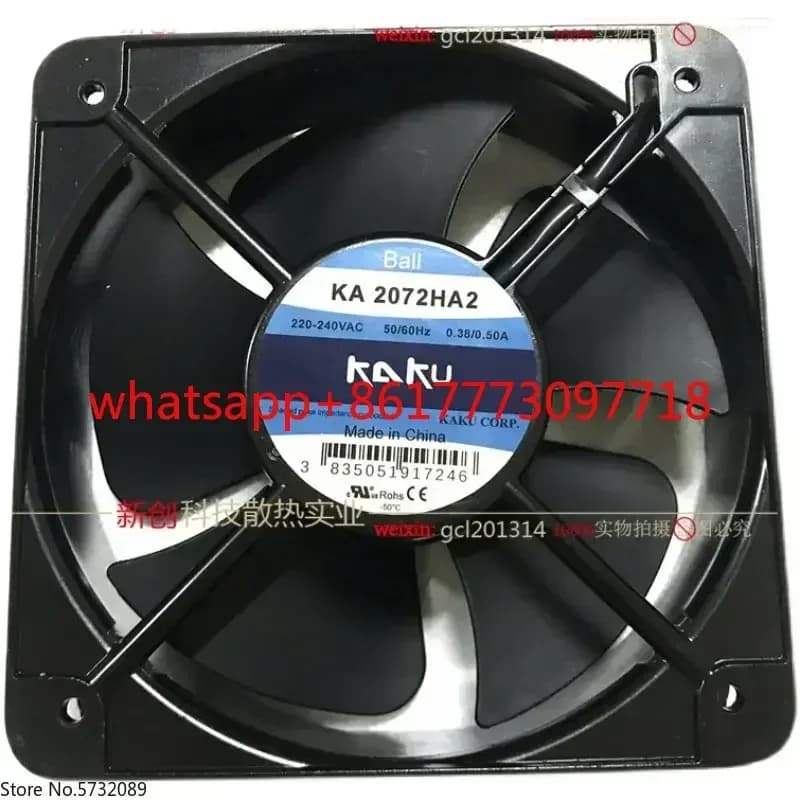 Ventilatore a flusso assiale con cuscinetti a sfera BALL