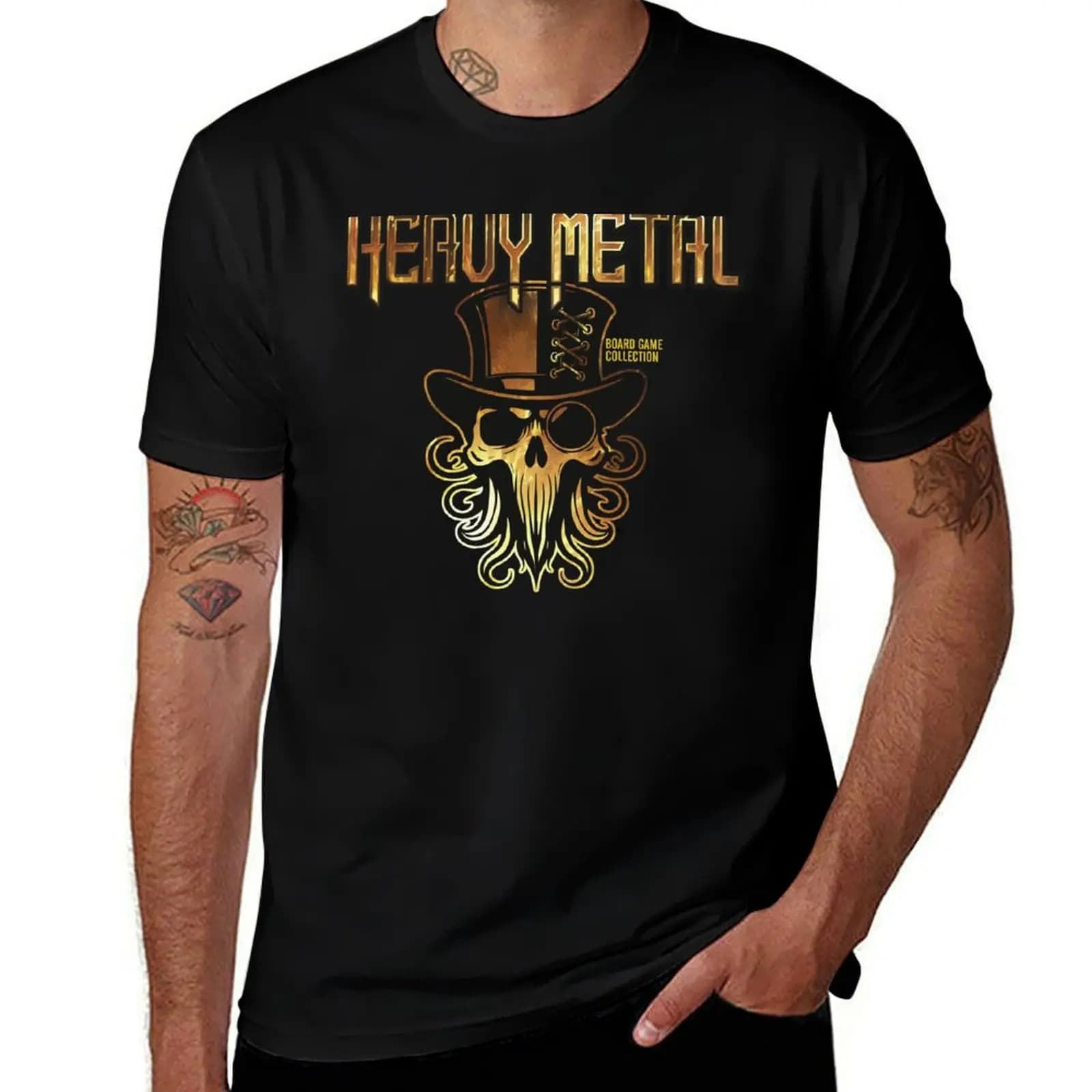 T-shirt Heavy Metal Board Game Collection III con motivo stampato alla moda