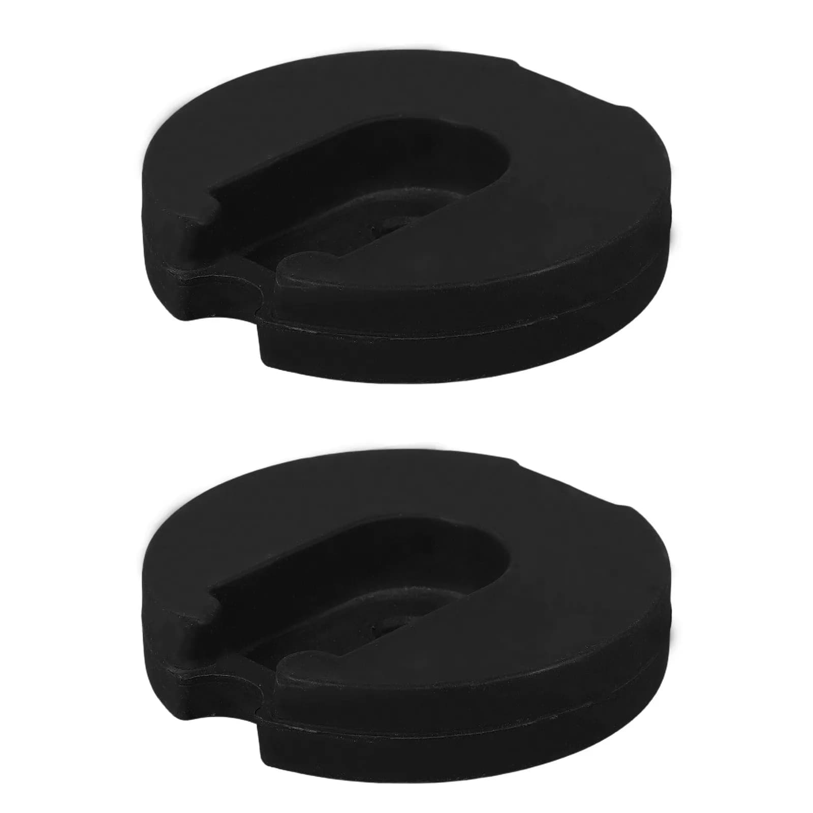 2 Pezzi Base Rotonda Appesantita da 9 cm per Lampade da Terra, da Tavolo e da Scrivania, Base Stabilizzatrice Cilindrica Pesante in Ferro per Tappeti e Soggiorni