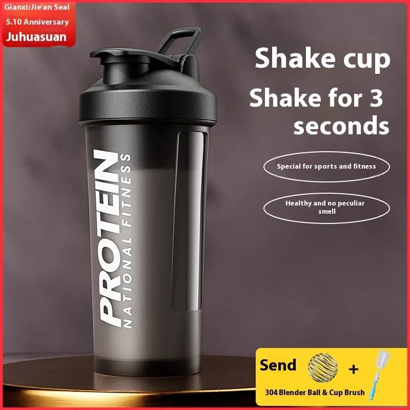 Gianxi Shaking Cup Borraccia Sportiva per Fitness, Shaker per Proteine, Borraccia per Frullati, Borraccia per Miscelazione, Borraccia Unisex
