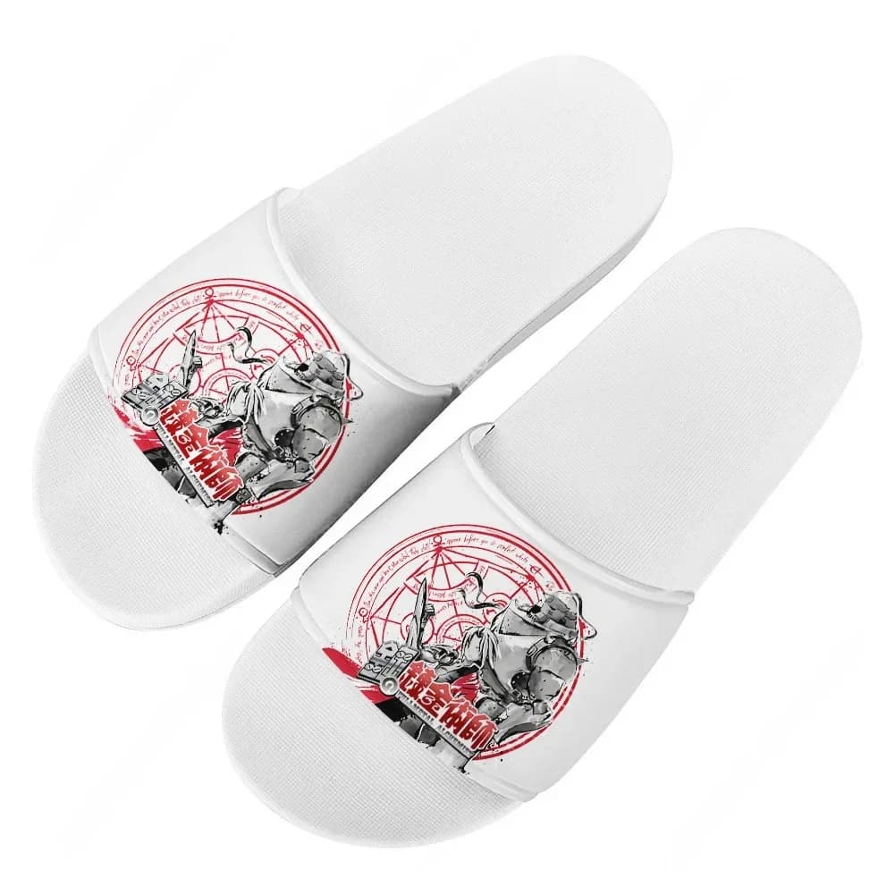 Fullmetal Alchemist slippers, Bath sandals, Men's Water Shoes, Women's and Teenagers, Personalized Summer Slippers