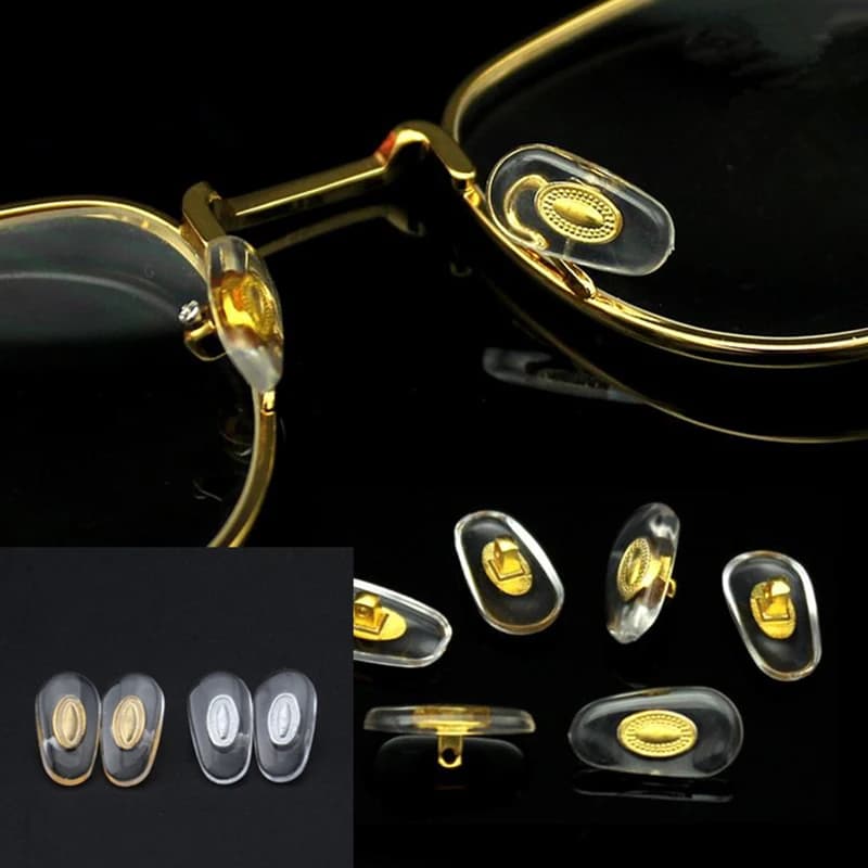 10 PCS Free Shipping Silicone Glasses Eyeglass Sunglasses Nose Pads