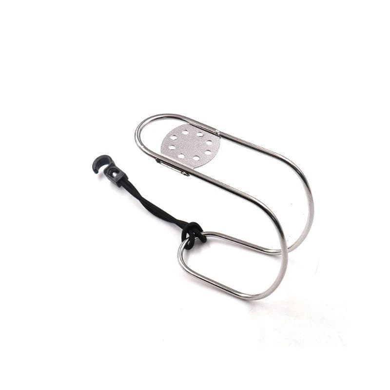 G8TE Metal Life Buoy Ring Holder Marine Horseshoe Bracket for Boat with Plastic Mount Boat Accessories