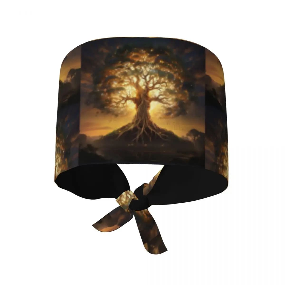 Great Tree Of Life Digital Printing Work Hat, Medical Work Bench, Unisex Adjustable Nursing Cap for Dentist