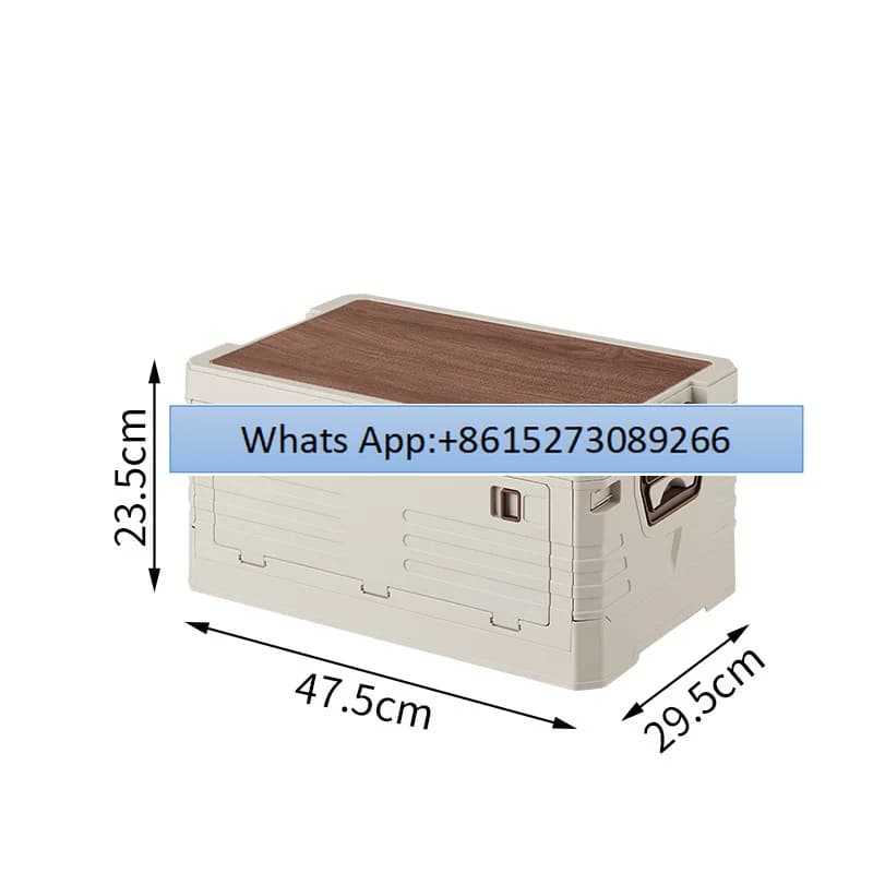 Trunk Car Outdoor Camping Multifunctional Folding Tools Fishing Tackle Tail Tail Storage Box