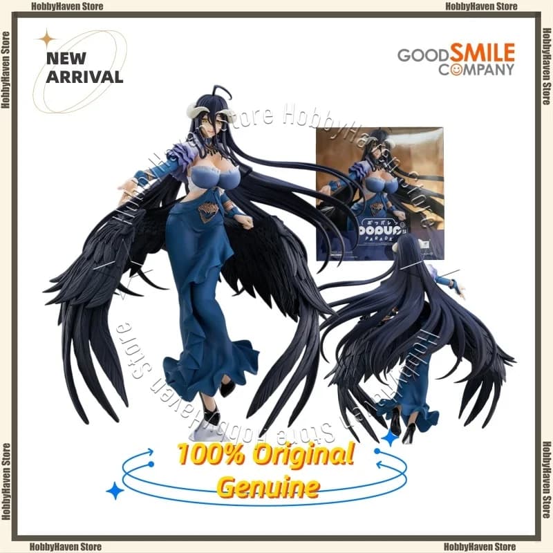 Disponibile Good Smile Company ‌ ‌ ‌ POP UP PARADE SP Albedo: Versione Abito Nero Action Figure Ufficiale Originale da Collezione, Regalo