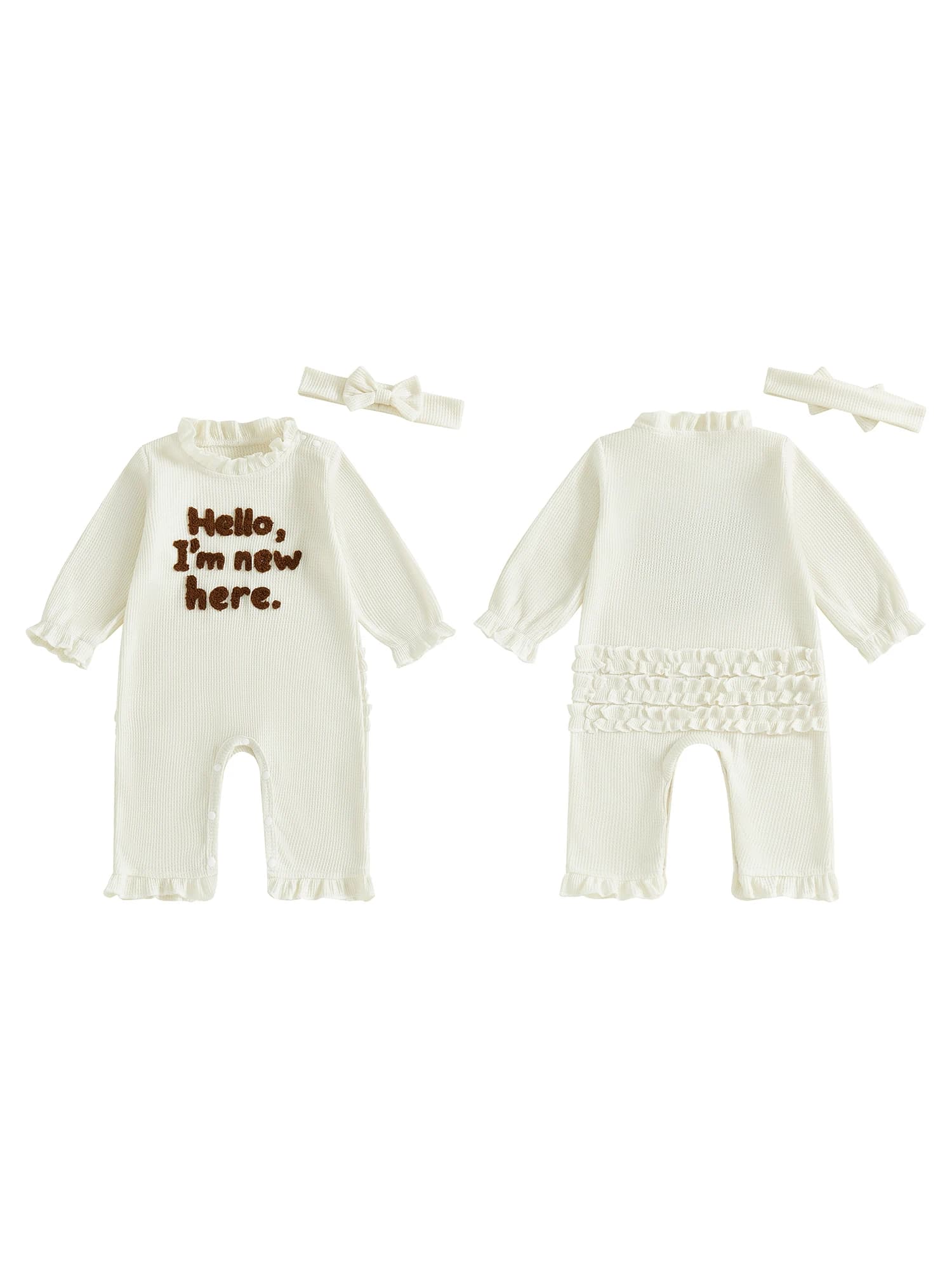 Set di vestiti invernali da bambina in 2 pezzi con felpa con cappuccio e pantaloni con stampa floreale, completo caldo per neonate con fascia per capelli