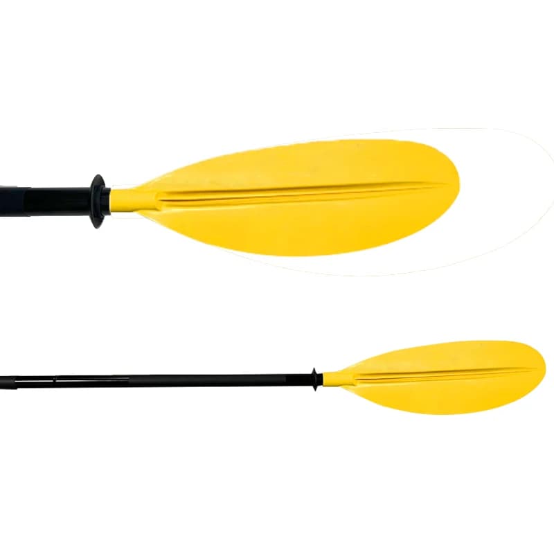 ISUREMARINE Removable Kayak Double-bladed Paddle Aluminum Boat Paddle with Reinforced Blade for Outdoor Beach River Water Sports
