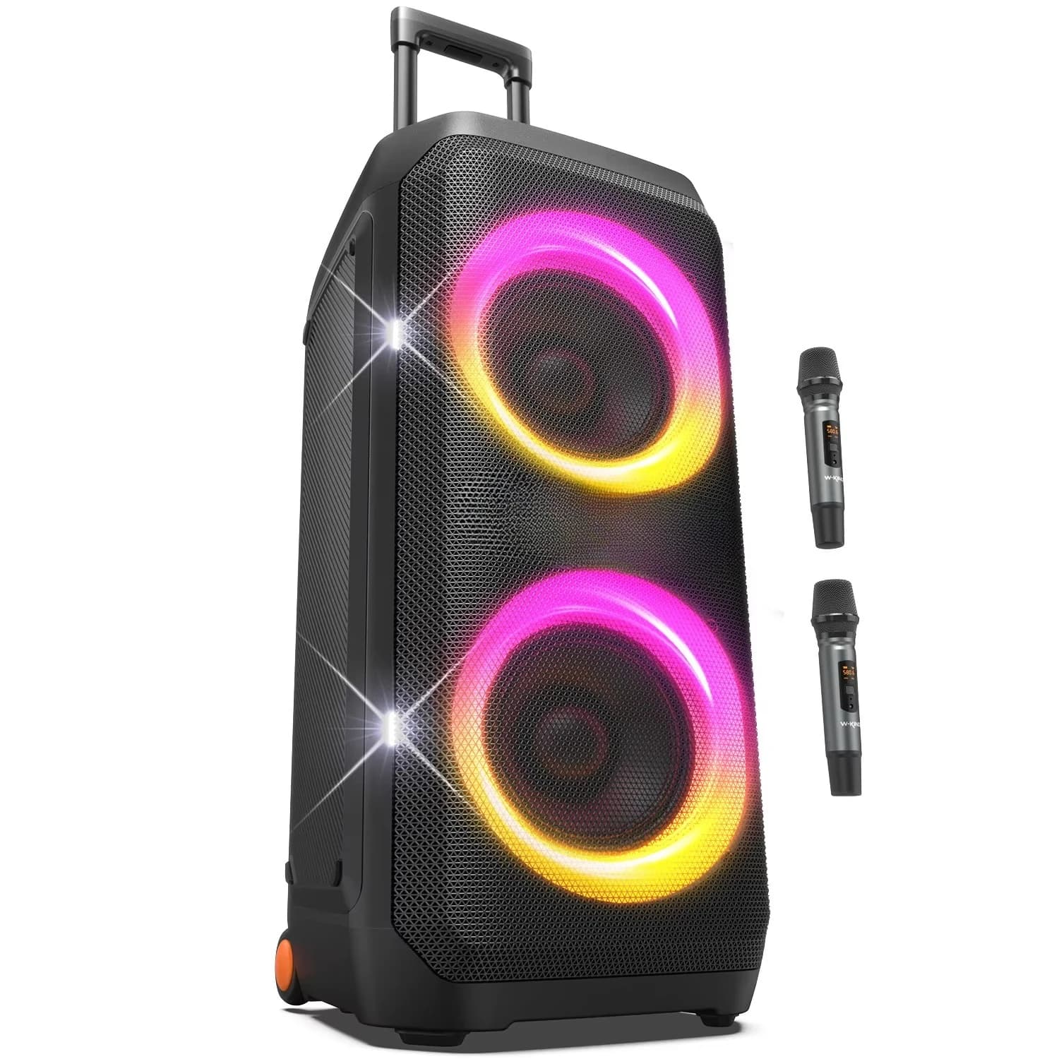 Altoparlante originale W-King T12 + PartyBox 270W Nuovo altoparlante Bluetooth Karaoke Lettore musicale per feste Altoparlante Boombox con OTG Live