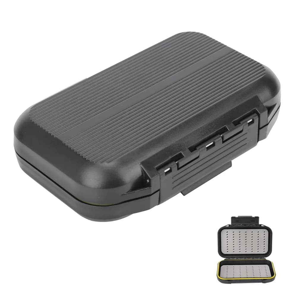 Wallet for ABS fishing baits, Waterproof with Internal Foam, Double Sided Light Container for Esche, for Fishermen