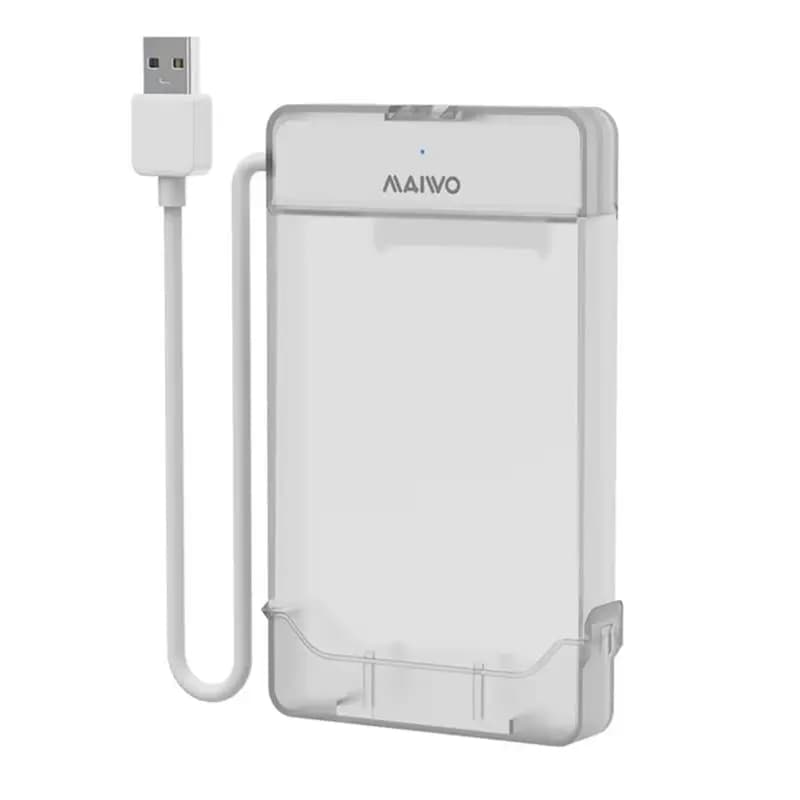 MAIWO SATA Serial Port SSD Solid State Hard Drive Mechanical 2.5-Inch USB3.0 HDD Case Laptop External Box PC Hard Drive Box B