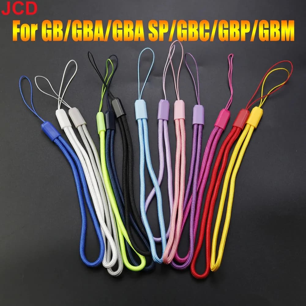 Cordino da polso da 10 pezzi cordino da polso cordino con impugnatura corta per GBA GBA SP GB GBC GBM GBP PSP cordino intrecciato fai da te corda da polso