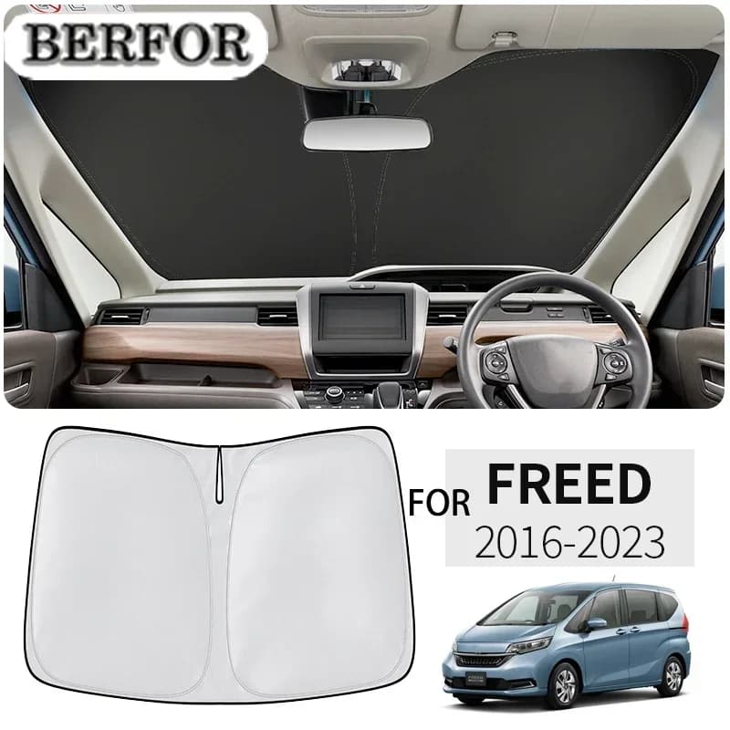 For Honda Freed GB5 GB6 GB7 GB8 2016-2023 Car Styling Nano-Insulat Windshield Sunshade Front Window Sun Shade Visor Accessories