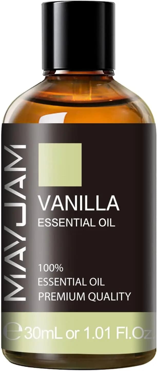 Olio Essenziale di Vaniglia Puro 30ml per Aromaterapia, Diffusori, Candele e Produzione di Sapone, Profumo a Lunga Durata
