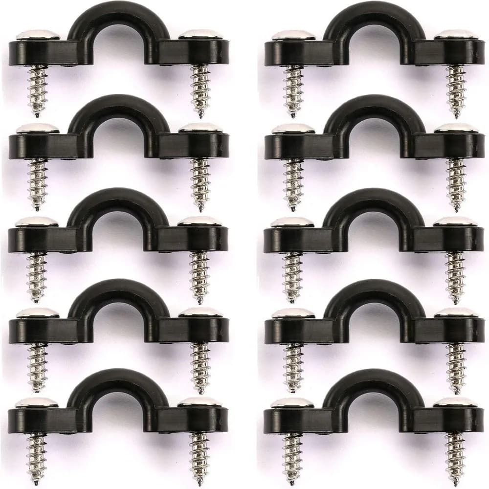 10 pz/set Nylon Kayak Pad Eye Kit Ganci Corda Anello Kayak Pinze Conveniente Bungee Deck Loops