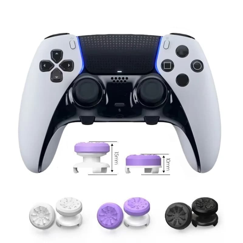 Kit di estensione a 4 gambe serie Galaxy con copri-grip analogici per controller PS5 Edge