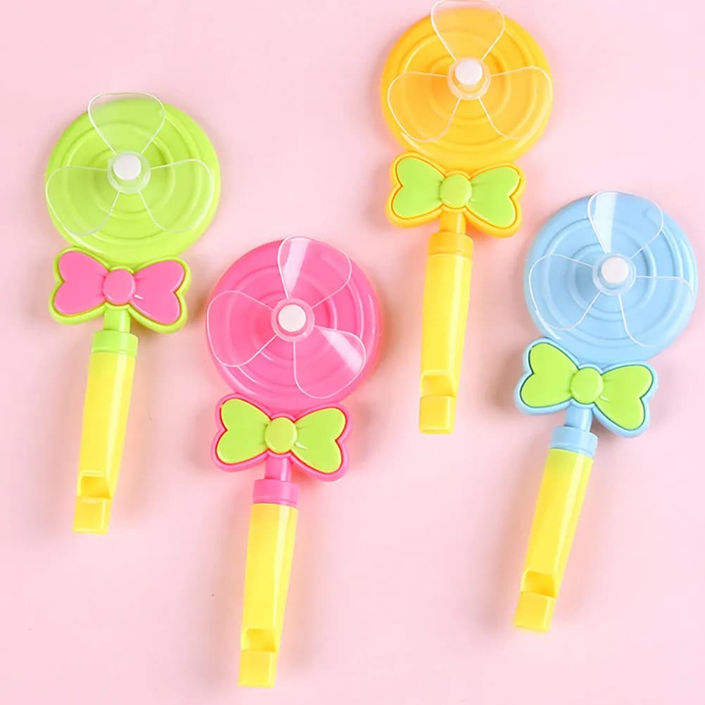 30 Pezzi Fischietti a Forma di Lecca-lecca, Mini Fischietti Educativi per Bambini, Strumento Musicale Divertente, Regalo per Bambini
